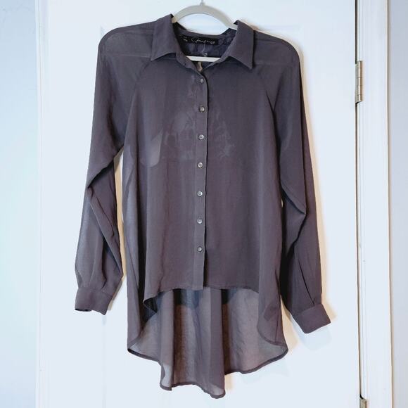 Patterson J. Kincaid Lace Back High Low Top - Picture 1 of 5